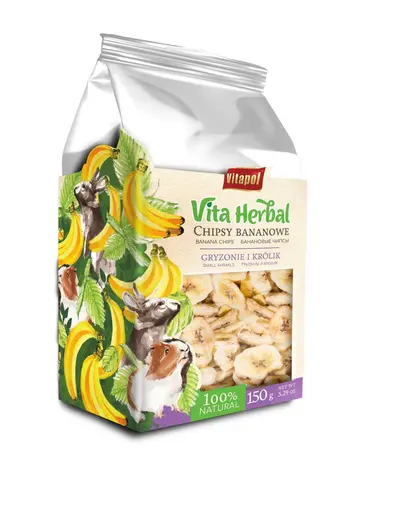 VITAPOL Chipsy banane pentru Rozatoare 150 g