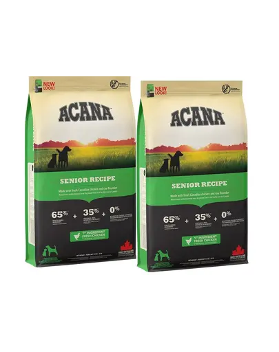 ACANA Senior Dog hrana uscata caini seniori 22.8 kg (2 x 11.4 kg)