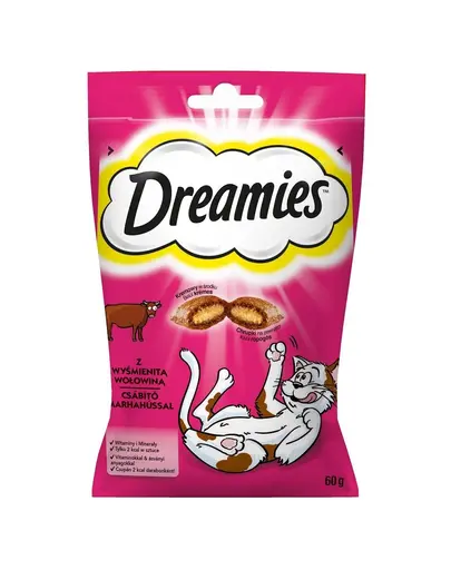 DREAMIES recompense pisici, cu vita 60 g