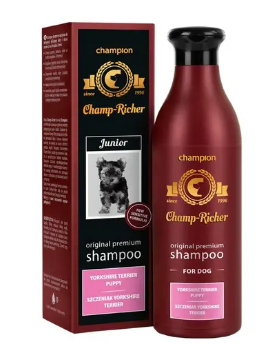 Sampon concentrat pentru pui Yorkshire Terrier DERMAPHARM Champ-Richer, 250 ml