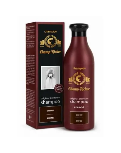 Sampon pentru caini Shih Tzu DERMAPHARM Champ-Richer 250 ml fara sapun si parabeni
