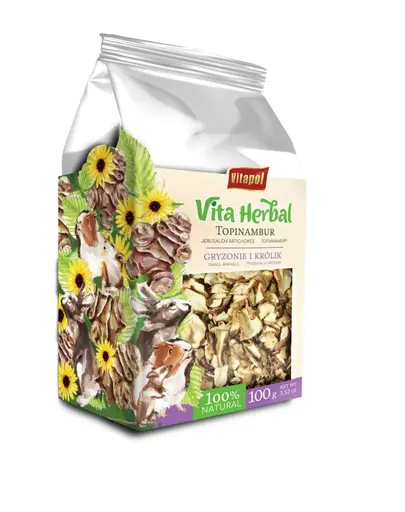 VITAPOL Hrana suplimentara pentru Rozatoare, fulgi topinambur 100g