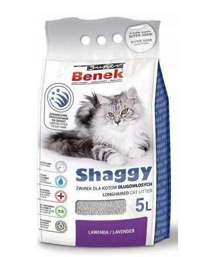 BENEK Shaggy Nisip Lavanda 5 l