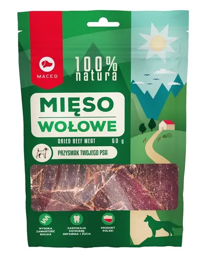 MACED Natural Recompense pentru caini, vita 500 g