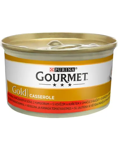 Gourmet Gold vita si pui in sos tomat 85 g