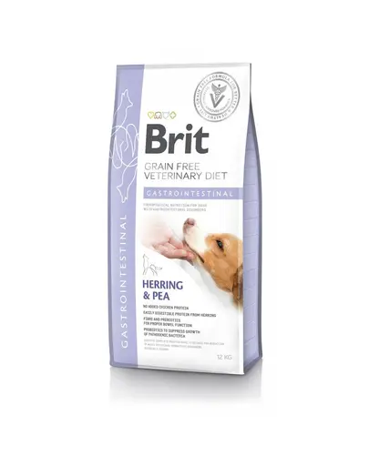 BRIT Veterinary Diets Dog Gastointestinal Dieta veterniara pentru caini adulti cu probleme gastrointestinale 12 kg