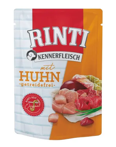 RINTI Kennerfleisch Chicken cu pui, plic hrana caini 400 g
