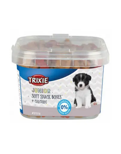 TRIXIE Junior Soft Snack Bones gustari moi pentru catei cu calciu 140 g