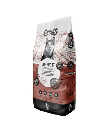 CANUN Dog Sport 20 kg cu vita, pentru caini sportivi si energici