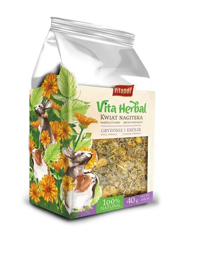 VITAPOL Vita Herbal Flori de galbenele pentru rozatoare si iepuri 40g
