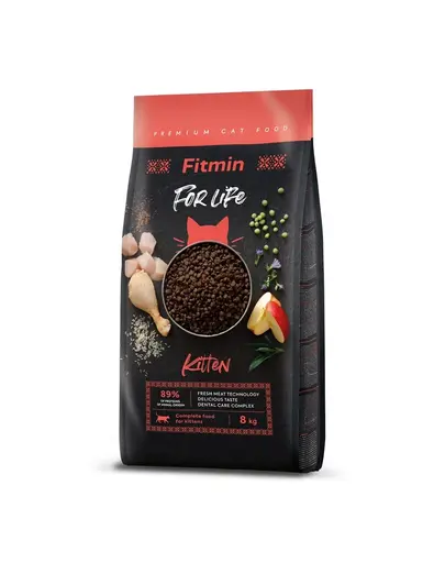 FITMIN Cat For Life Kitten 8 kg hrana pentru pisoi