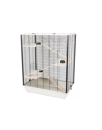 INTERZOO Diego + Wood Cusca Rozatoare 78 cm, gri deschis