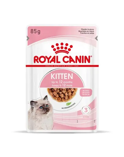 ROYAL CANIN Kitten Instinctive 24x85 g hrana umeda in sos pentru pisoi pana la varsta de 12 luni