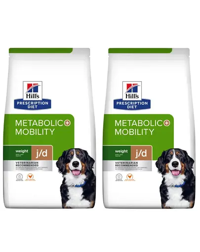 HILL'S Prescription Diet Canine Metabolic + Mobility 24 kg (2 x 12 kg) hrana uscata pentru caini