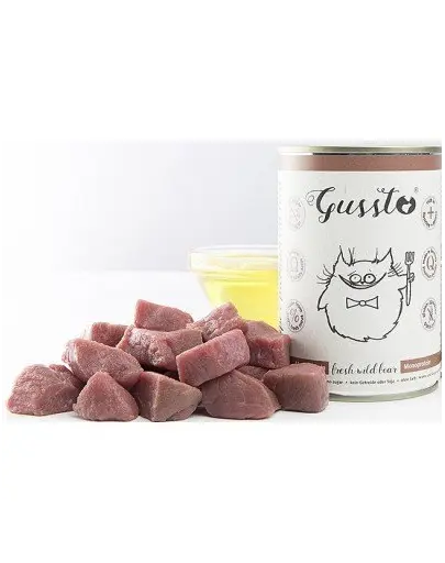 GUSSTO Cat Fresh Wild Boar hrana umeda pisici 6x400 g vanat