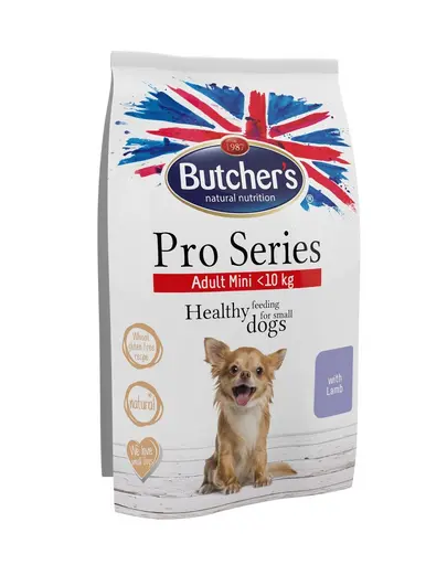 BUTCHER'S Dog ProSeries Adult Hrana uscata cu miel pentru talie mica 800 g
