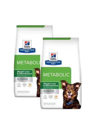 HILL'S Prescription Diet Canine Metabolic hrana caini supraponderali 24 kg (2x12 kg)