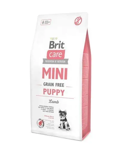BRIT Care Mini Grain Free Mini Puppy Lamb hrana uscata caini juniori talie mica, cu miel 7 kg