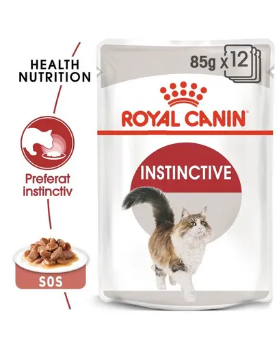 ROYAL CANIN Instinctive 24x85 g hrana umeda in sos pentru pisici adulte, pretentioase