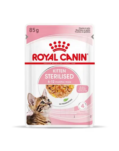 ROYAL CANIN Kitten Sterilised in jeleu 48 x 85 g