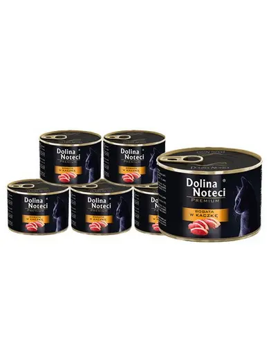 Hrana umeda pisici adulte rata DOLINA NOTECI Premium 12x185 g