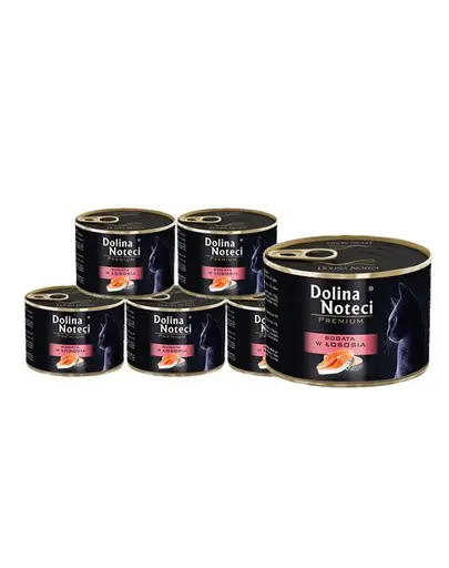 Hrana umeda pisici adulte somon DOLINA NOTECI Premium 12x185 g