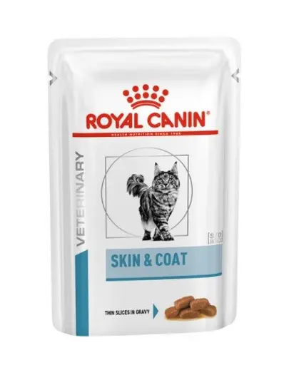ROYAL CANIN Cat Skin & Coat  24 x 85 g hrana umeda pentru pisici adulte cu piele sensibila