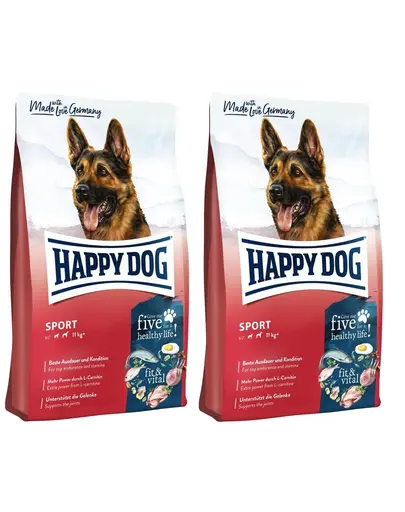 HAPPY DOG Supreme Fit&Vital Sport Adult 28 kg (2x14 kg) hrana caini adulti activi