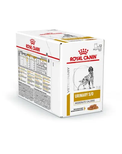 ROYAL CANIN Dog Urinary S/O Moderate Calories 48 x 100 g hrana umeda dietetica cu continut scazut de calorii pentru caini adulti cu tulburari ale tractului urinar inferior