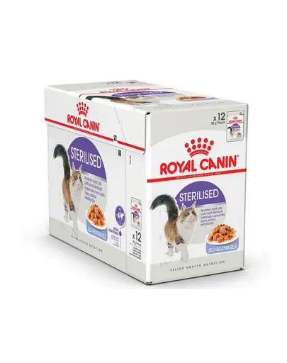 ROYAL CANIN Sterilised Plicuri hrana pisici sterilizate, in aspic 24 x 85 g
