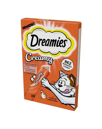 DREAMIES Recompense pentru pisici cu pui delicios 4x10g