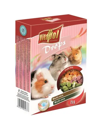 VITAPOL Dropsuri rozatoare mix 75 g