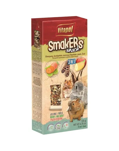 VITAPOL Smakers pentru rozatoare - mix 1 3 buc. 120 g