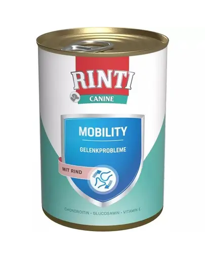 RINTI Canine Mobility beef 400 g hrana dietetica cu vita, pentru caini