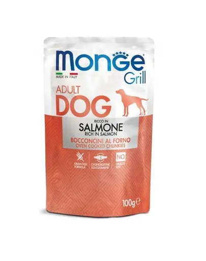 MONGE Grill hrana umeda pentru caini, cu somon 100g