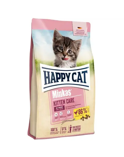 HAPPY CAT Minkas Kitten Care, hrana uscata pentru pisoi mici, 10 kg