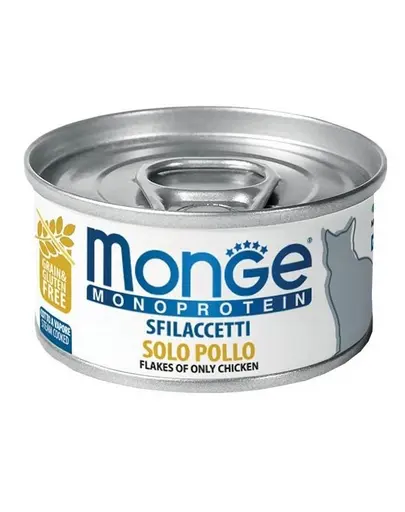 MONGE Cat Monoprotein hrana umeda pentru pisici, cu pui 80g