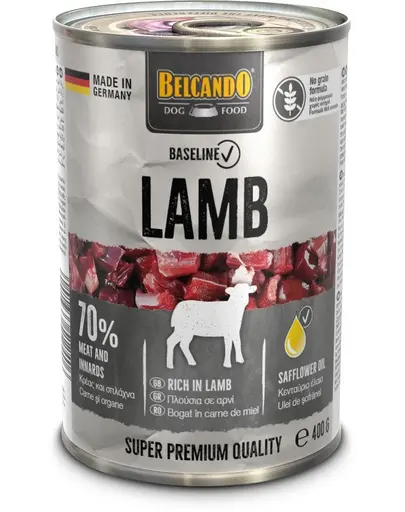 BELCANDO Baseline conserva hrana umeda caini, cu miel 400g