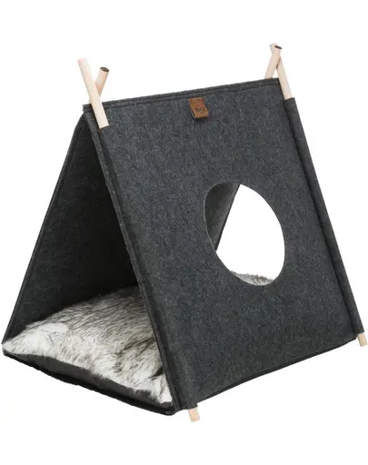 TRIXIE Vizuina caini si pisici Elfie cu perna 46 × 52 × 50 cm