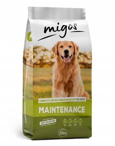MIGOS Maintenance 20 kg hrana caini cu activitate redusa