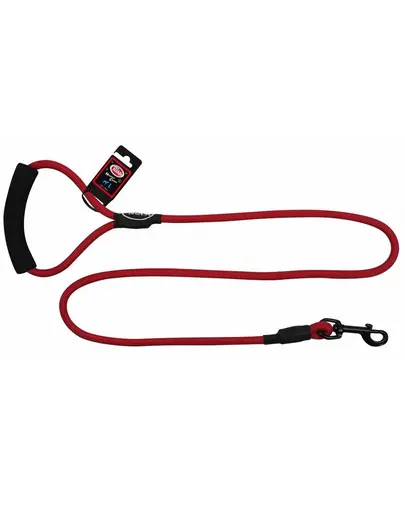 PET NOVA Lesa caine talie mare, cu maner 120 cm / 1 cm rosu