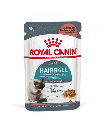 ROYAL CANIN Hairball Care 12 x 85 g in sos hrana umeda pisica pentru reducerea formarii bezoarelor