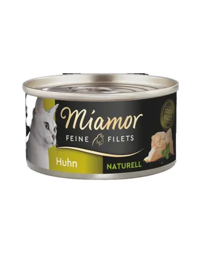 MIAMOR Feine Filets Naturell Chicken 80g pui in sos propriu, hrana pisica