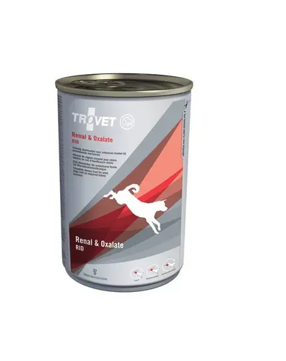 TROVET Renal and Oxalate RID hrana dietetica umeda caini conserva 400 g