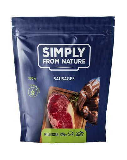 SIMPLY FROM NATURE Carnaciori cu mistret pentru caini 300 g