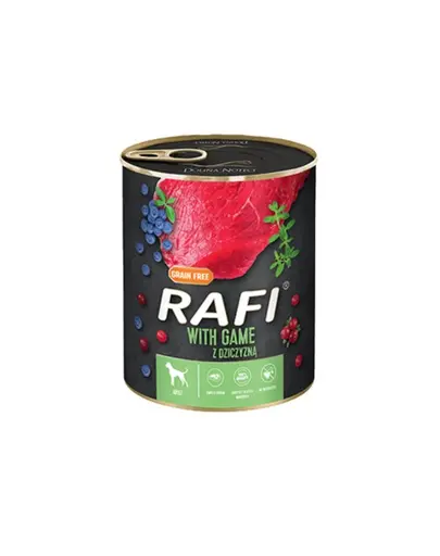 DOLINA NOTECI RAFI hrana umeda pentru Caini, carne de vanat 800 g