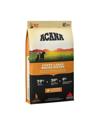 ACANA Puppy Large Breed Recipe hrana uscata caini juniori de talie mare 11.4 kg