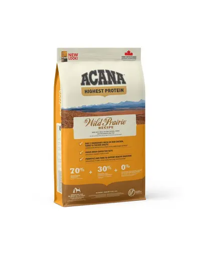 ACANA Wild Prairie Dog hrana uscata caini adulti 11.4 kg