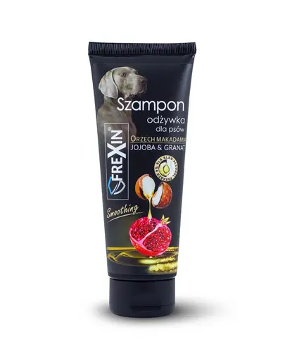 FREXIN Sampon pentru caini 2in1 cu balsam, jojoba si rodie 220 g