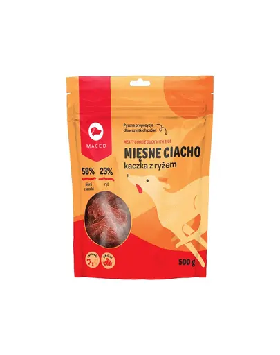 MACED Cuburi de rata si orez 500 g